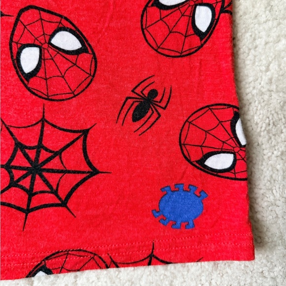 Marvel Red Spider-Man Two Piece Toddler Pajama Set - Picture 4 of 11